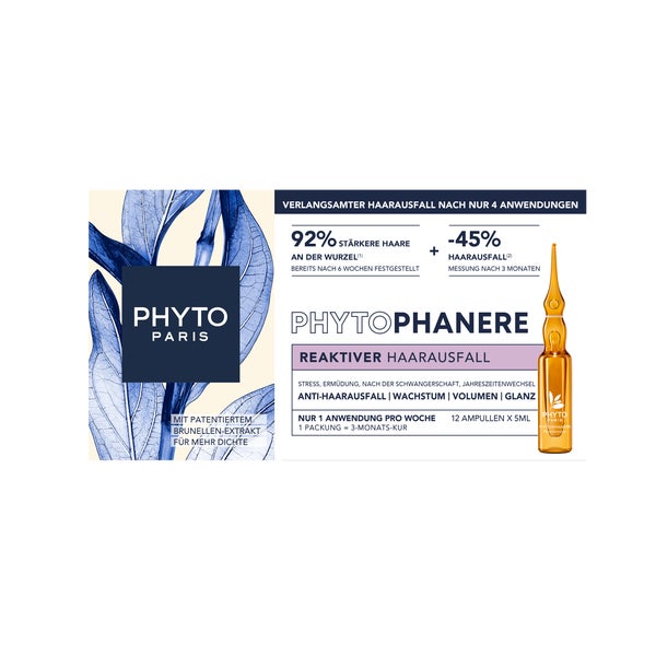 Phytophanere Kur Reaktiver Haarausfall Frauen 12X5 ml