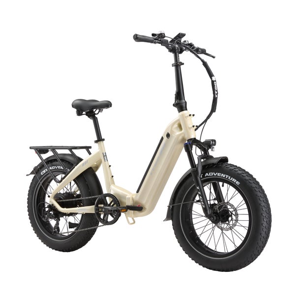 TTGO F6 Boost Faltbares E-Bike, 48V 18Ah Akku,Weiß 1 St
