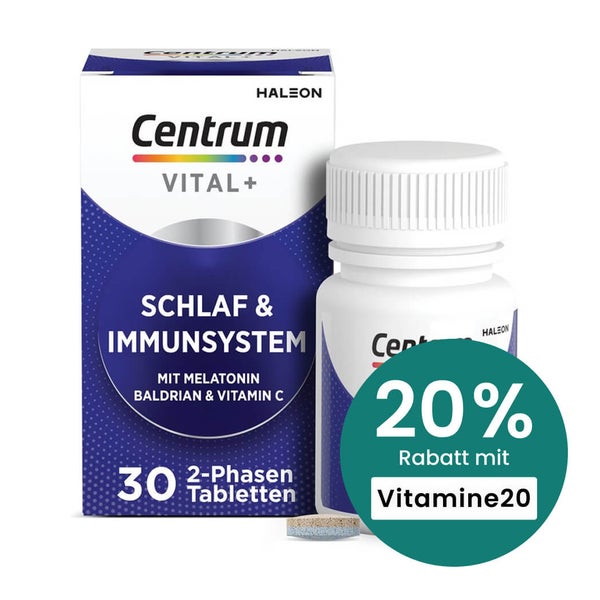 Centrum Vital+ Schlaf & Immunsystem Tabletten 30 St