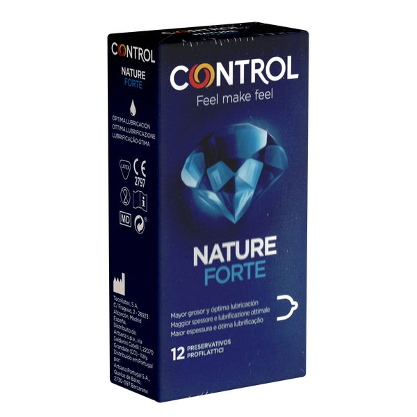 Nature Forte – 12 extra starke Kondome, 0,090 mm, 54 mm (12 Kondome) 12 St