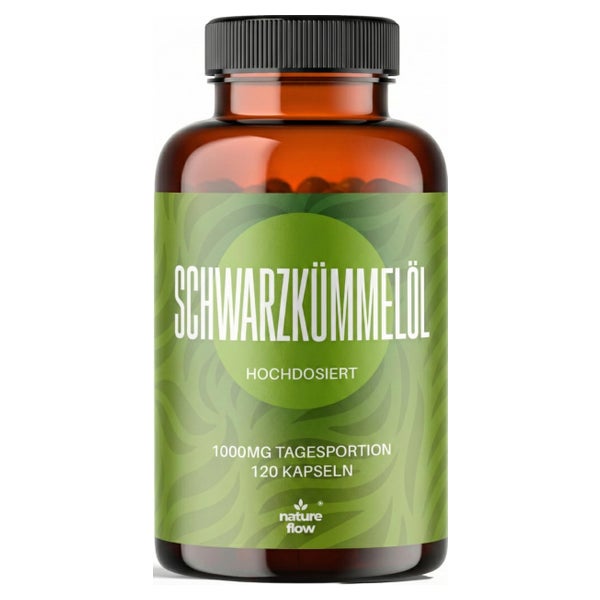 Schwarzkümmelöl - 120 Softgel Kapseln - Nature Flow 120 St