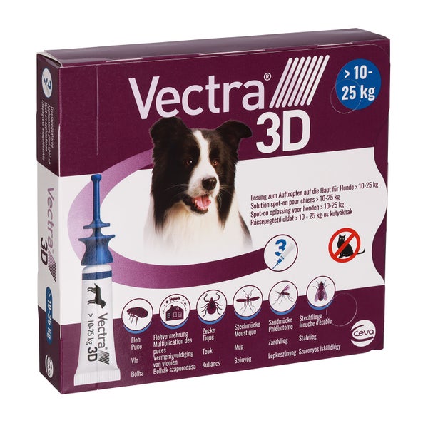 VECTRA 3D für Hunde von 4 - 10 kg 3 St