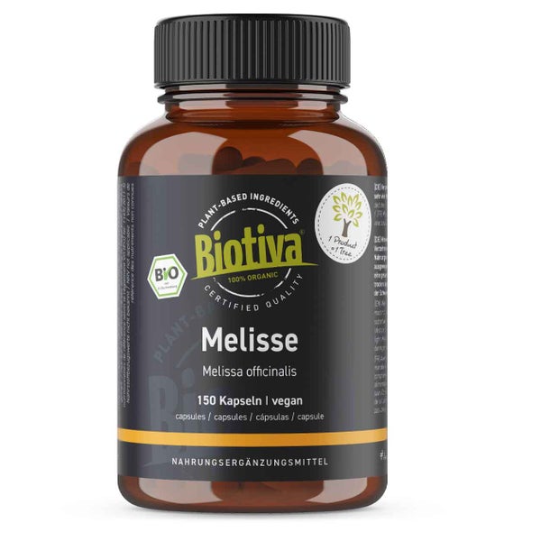 Biotiva Melissen Kapseln Bio 82 g