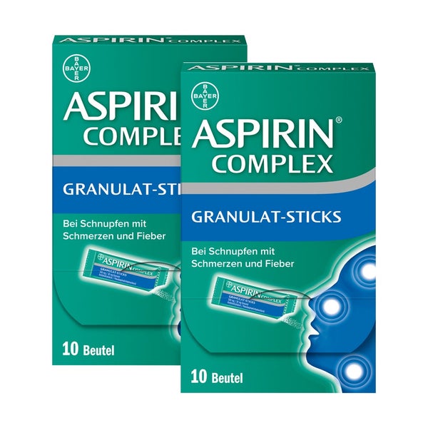 Aspirin® Complex Granulat-Sticks Doppelpack 2X10 St