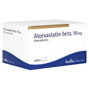 Atorvastatin beta 10 mg Filmtabletten 98 St