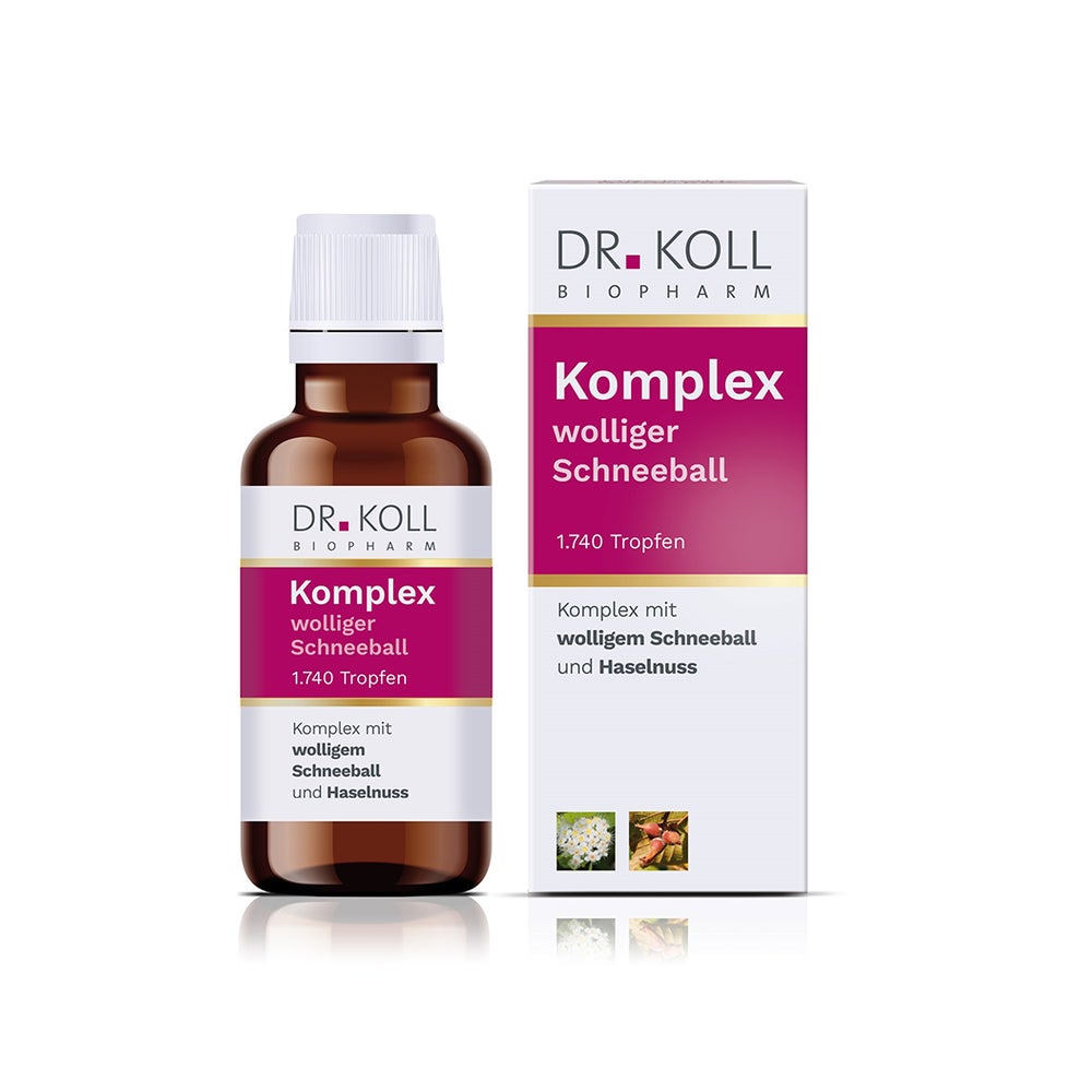 Komplex wolliger Schneeball Haselnuss Dr.Koll Tropfen 50 ml