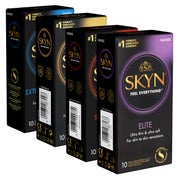 Produktabbildung: Probier-Set Kondome 40 Stück – 4 Sorten, latexfrei & vegan (40 Kondome) 40 St