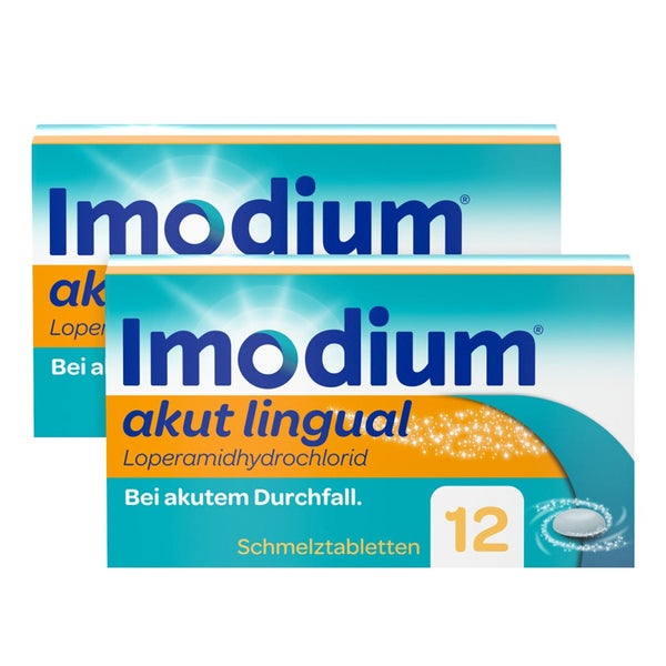 Imodium® akut lingual Doppelpack 2X12 St