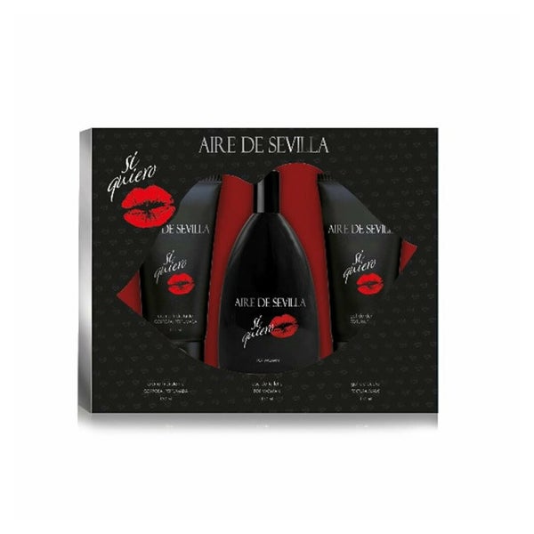 Aire de Sevilla Si Quiero Eau De Toilette Spray 150ml Set 3 Artikel 0,45 l