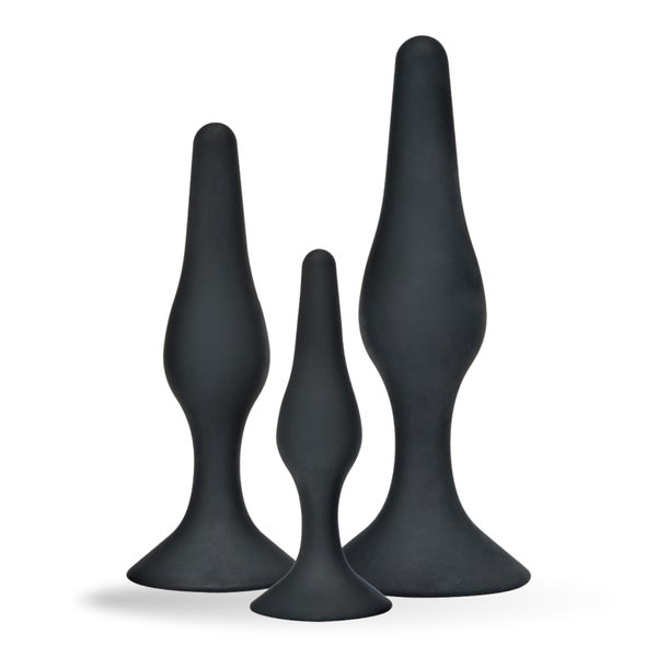 Lovelyness - Analplug Set aus Silikon im Set - Analtrainer