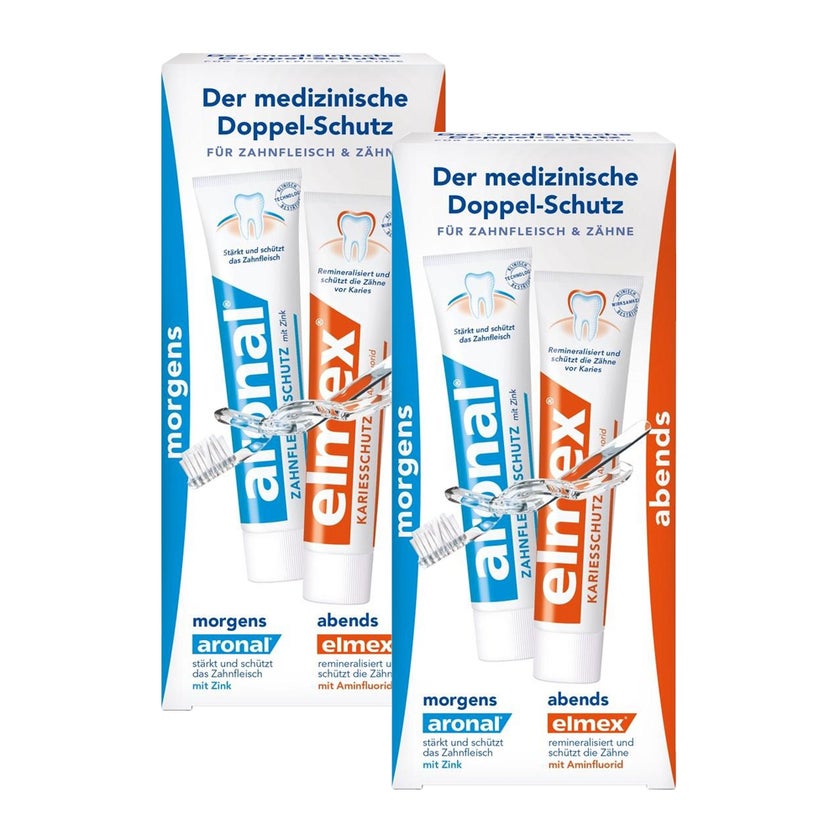 Doppelpack Aronal/elmex Doppelschutz 2X75 ml