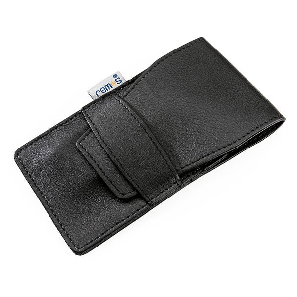 Etui "Kore" echtes Leder schwarz leer 1 St