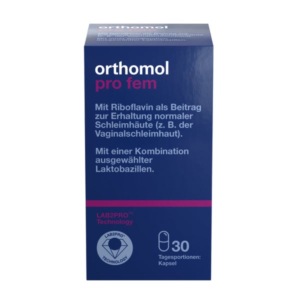 Orthomol Pro Fem Kapseln 30 St