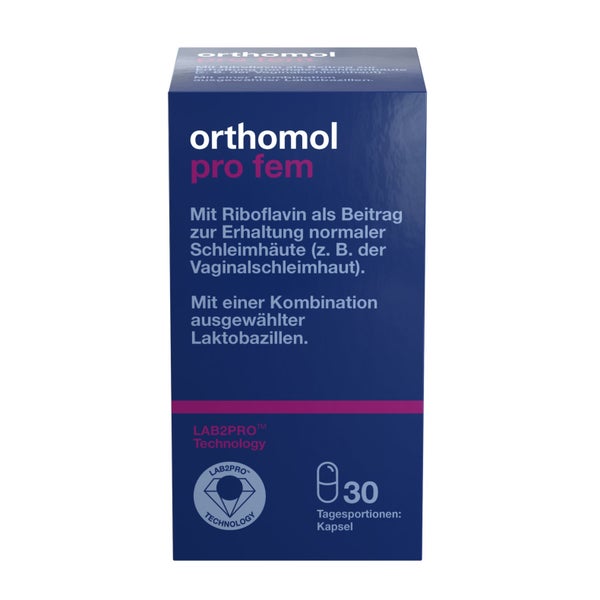 Orthomol Pro fem Kapseln 30 St
