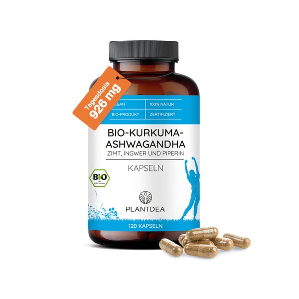 Bio Kurkuma & Ashwagandha Kapseln 120 St