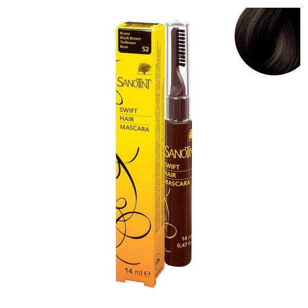 SANOTINT Swift Hair Mascara S2 Tiefbraun 14 ml