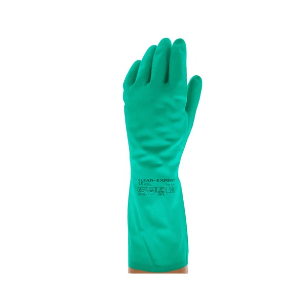 Ampri SOLID SAFETY CLEAN PROTECT Nitrilhandschuh grün