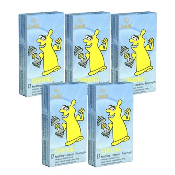 Strong Kondome 60er Sparpack – extra stark & sicher (60 Kondome) 60 St