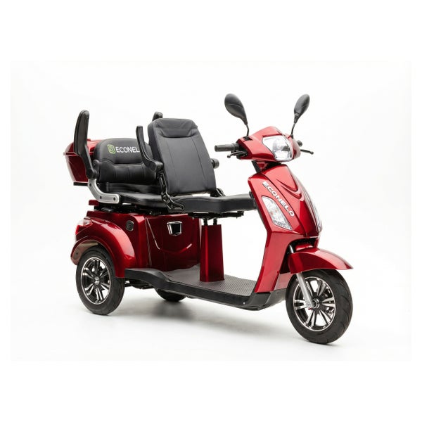 E-Seniorenmobil Billy 2.0, Lithium-Akku, 3-Rad, 1000 Watt, Rot 1 St