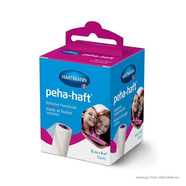 Hartmann Peha-haft Fixierbinde einzeln verpackt - 4 m x 6 cm / 1 Stück