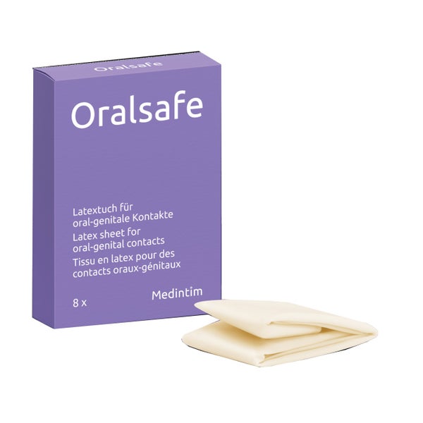 Medintim - Medintim Oralsafe Latex-tücher Erdbeere 8 St