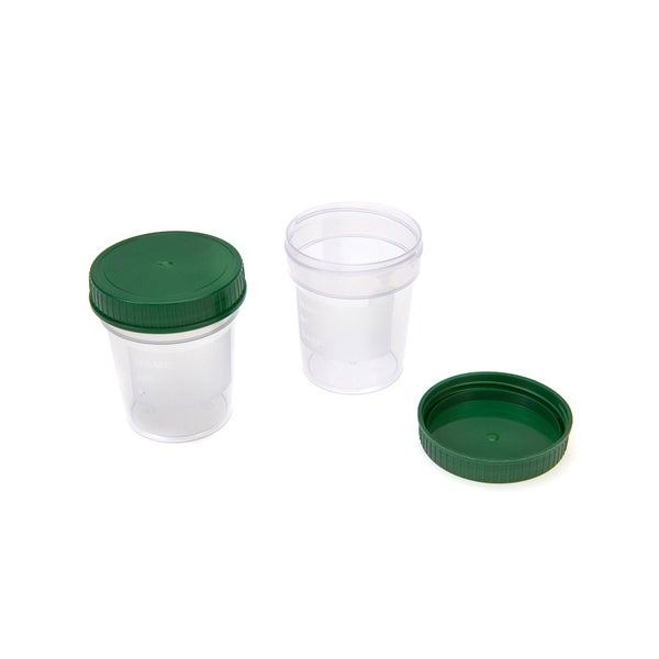 Romed Urinbecher 100 ml mit Twist-Off-Deckel grün 1 Stück