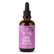 Produktabbildung: BitterLiebe - Bittertropfen Berry mild - Bitterstoffe Tropfen ohne Alkohol mit Fruchtgeschmack - Artischocke & Löwenzahn für die Verdauung 1x 100 ml