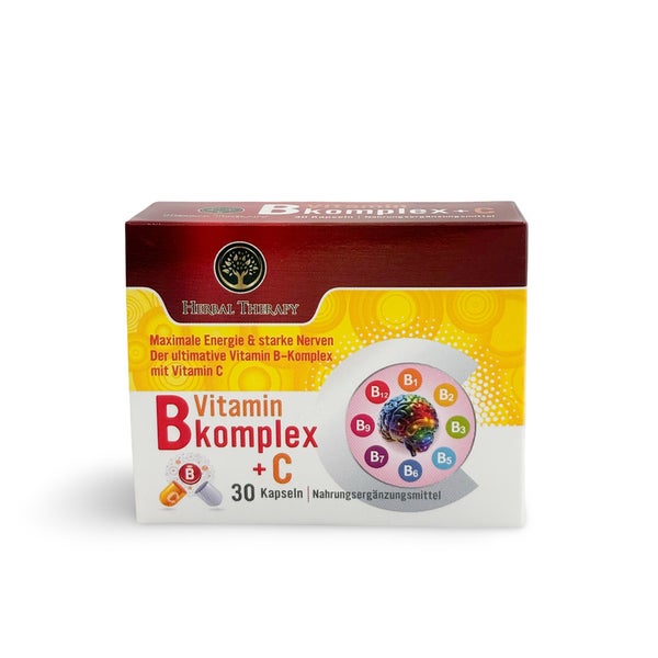 Herbal Therapy Vitamin B-Komplex + Vitamin C 30 St