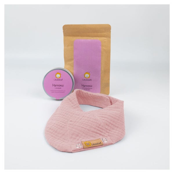 Harmonie-Set "Altrosa" | Kräuterpads & Halstuch 15 St