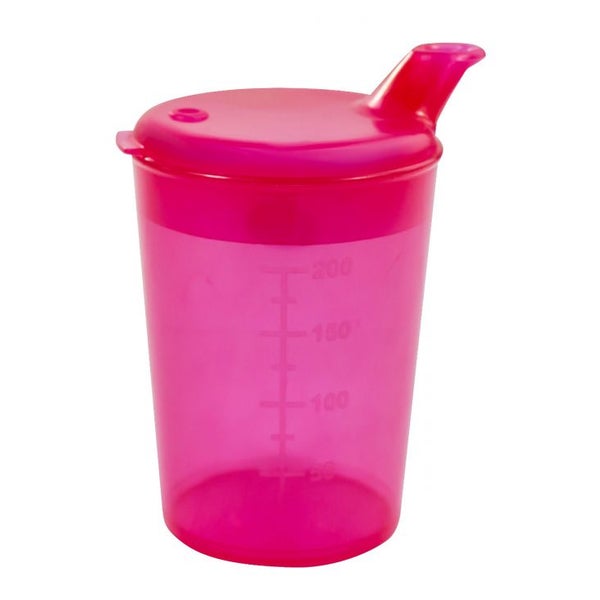 Medi-Inn Schnabelbecher Trinkbecher 250 ml Öffnung 12x10 mm rot 1 St