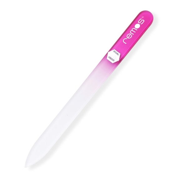 Glasnagelfeile 14 cm beidseitig pink 1 St