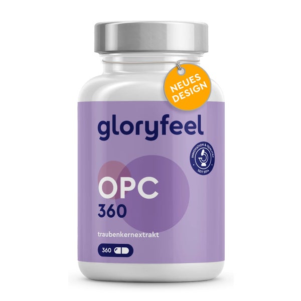 gloryfeel® OPC Kapseln - 1.000 mg - Großpackung 360 St