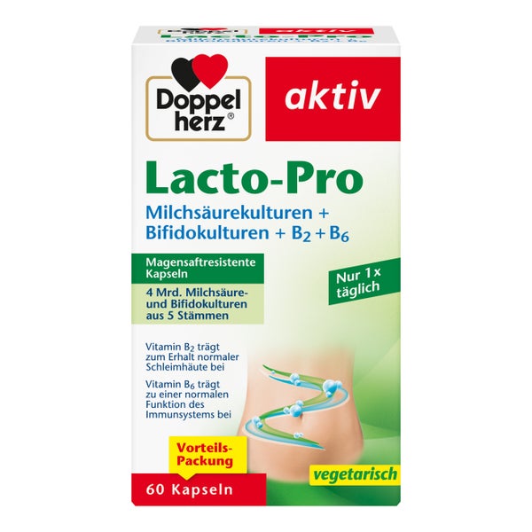 Doppelherz Lacto-pro Kapseln 60 St