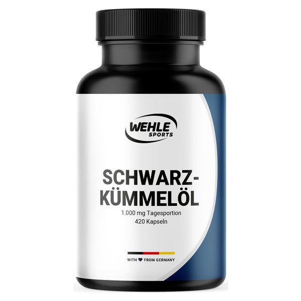 Schwarzkümmelöl 1000 mg Tagesportion - 420 Kapseln - Wehle 420 St