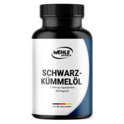 Schwarzkümmelöl 1000 mg Tagesportion - 420 Kapseln - Wehle 420 St