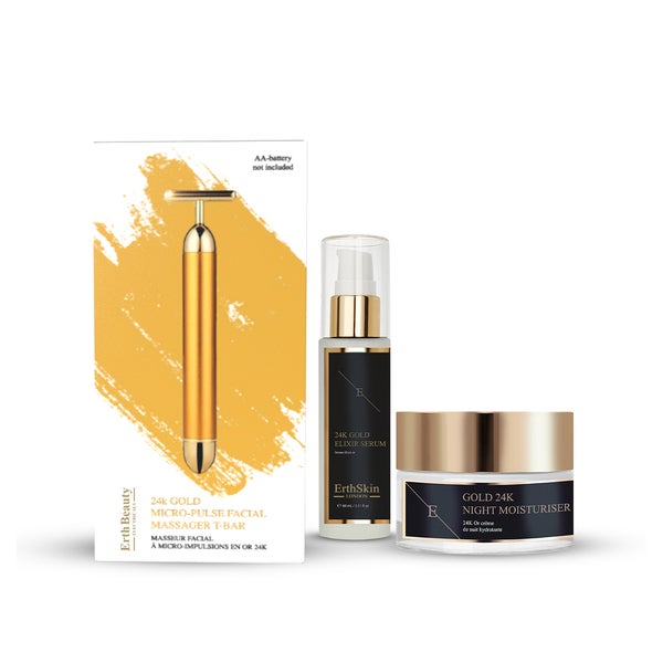 T-Stab-Massagegerät + 24K Goldcreme + Mit Serum Set 1 St