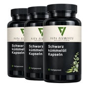 Vita Elements Schwarzkümmelöl Kapseln 3er Set 400 St