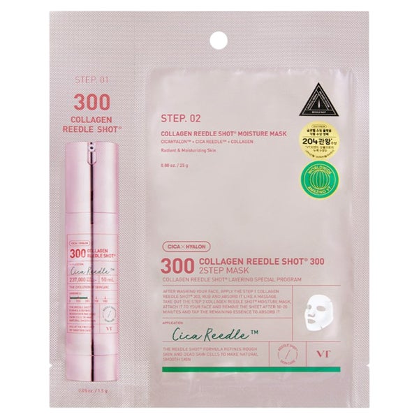 VT COSMETICS Collagen Reedle Shot 300 2-Schritt-Tuchmaske 1 St