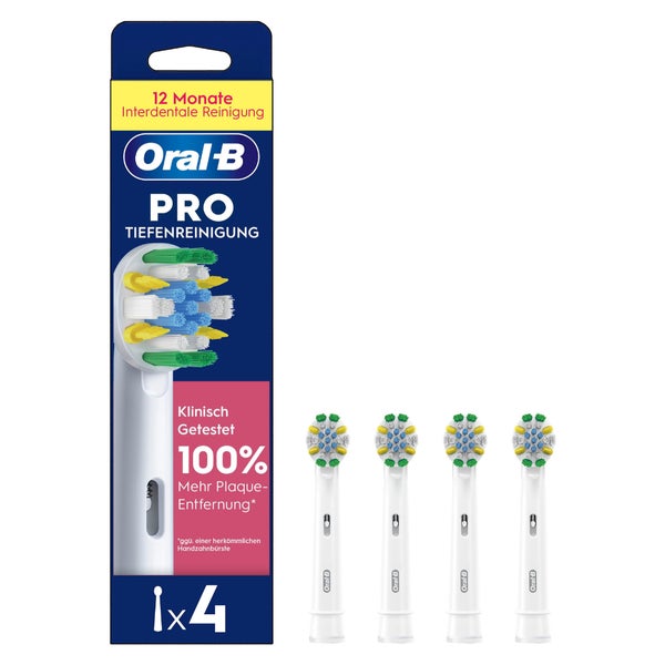 Oral B Pro Tiefenreinigung Aufsteckbürsten 4 Stück 4 St