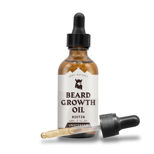 Striking Viking Bartwuchsöl Biotin Duftfrei 60 ml