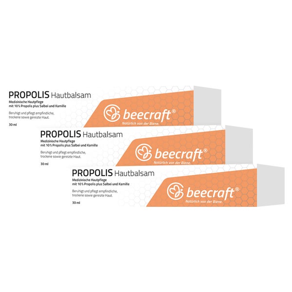 beecraft Propolis Hautbalsam 3X30 ml