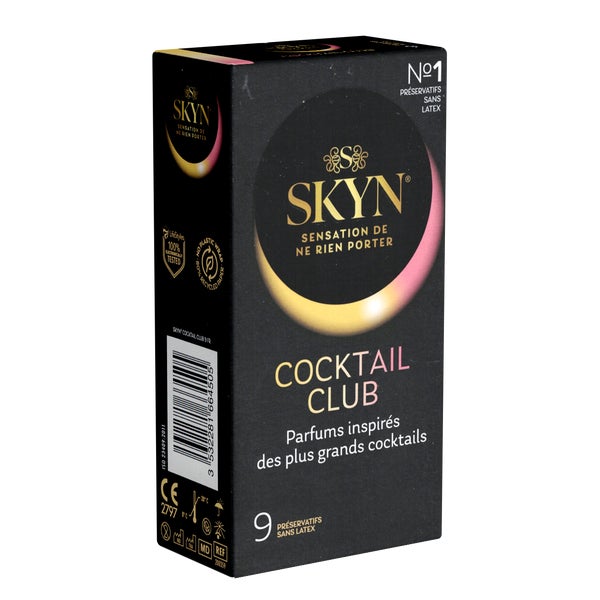 Cocktail Club Kondome 9 Stück – fruchtig & latexfrei (9 Kondome) 9 St