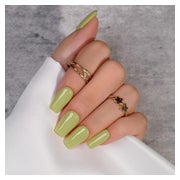 Künstliche Nägel Press On Soft Gel Eckig Sarg Grün Set Oliv 1 St