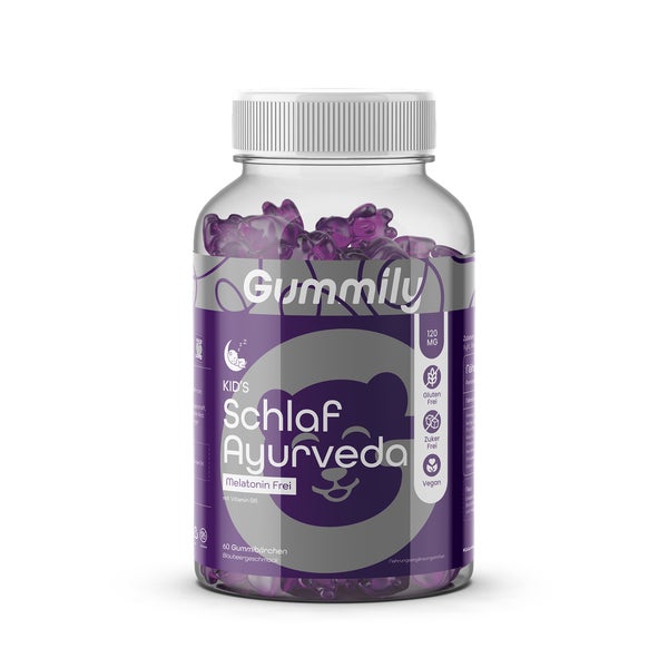 Kinder Ayurveda Schlaf Melatoninfrei Ashwagandha 60 St