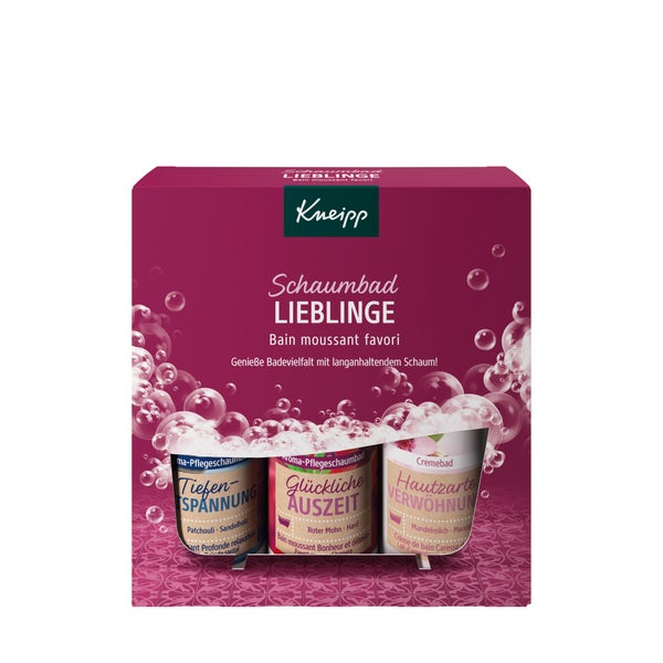 Kneipp Geschenkset Schaumbad Lieblinge 3X100 ml