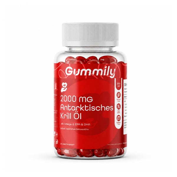 Antarktisches Krillöl Omega 3 Phospholipide EPA DHA 60 St