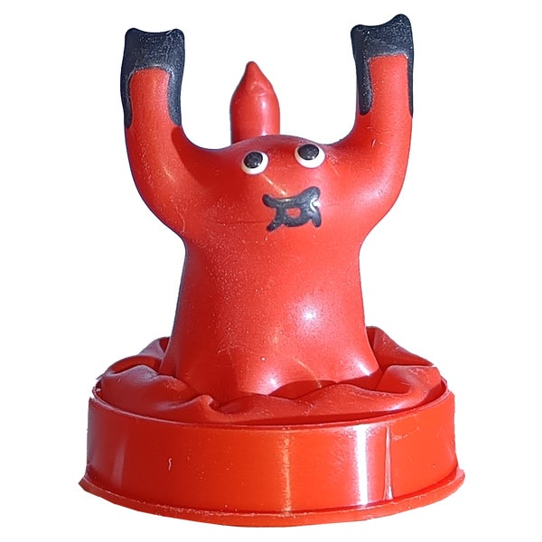 Scherzkondom «Skorpion» – Handbemalt, Rotes Party-Geschenk (1 Stück) 1 St