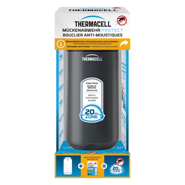 Thermacell Mückenabwehr Protect, Graphit, ohne Wirkstoff - Mückenschutz Standgerät 1 St