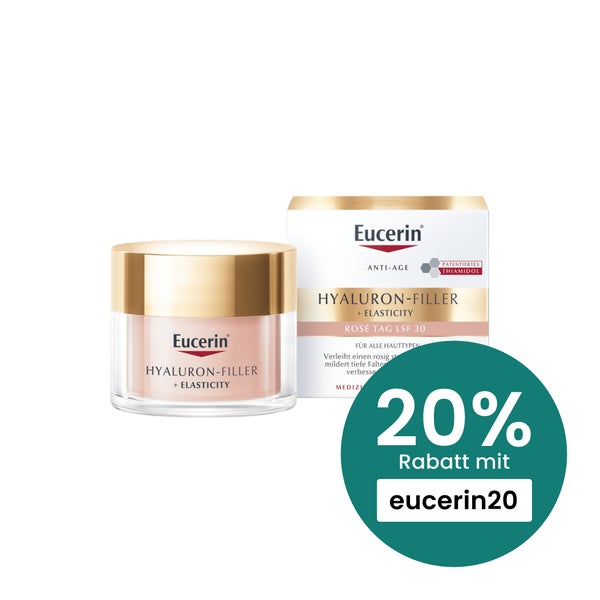 Eucerin Anti-Age Hyaluron-Filler + Elasticity Rosé Tag LSF 30 50 ml