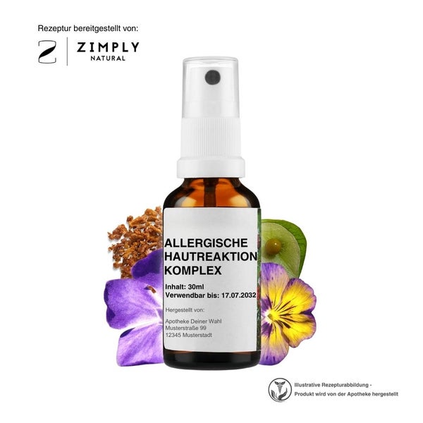 Zimply Natural ALLERGISCHE HAUTREAKTION - Pflanzbasierte Rezeptur 30 ml